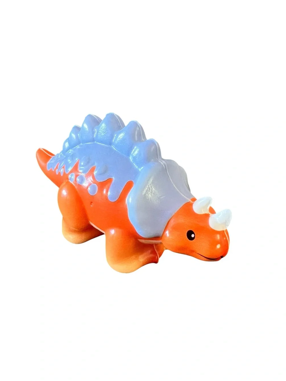 Blue Orange Dinosaur Stegosaurus Squishy Toy Trending Best Seller Stress Relief